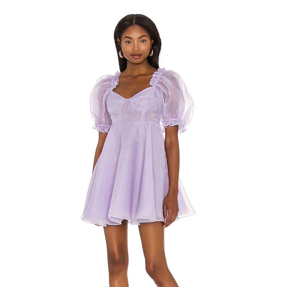Selkie Parliament Dress Moonstone Lilac Purple
